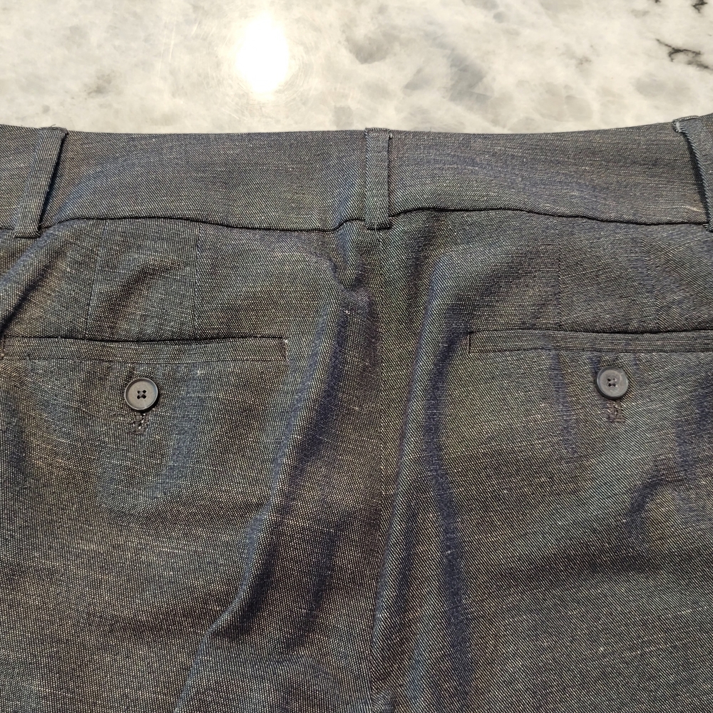 LOFT Navy and Gray Trousers - Picture 2 of 5
